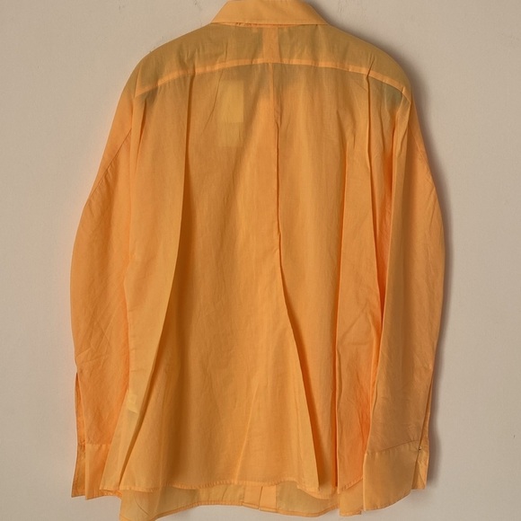 Vince Orange Button-Up Shirt 2X NWT - Picture 3 of 6